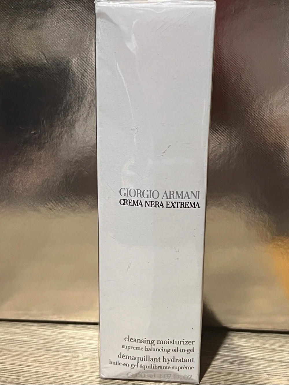 Giorgio Armani Crema Nera Extrema Cleansing Moisturizing Supreme Balancing Oil